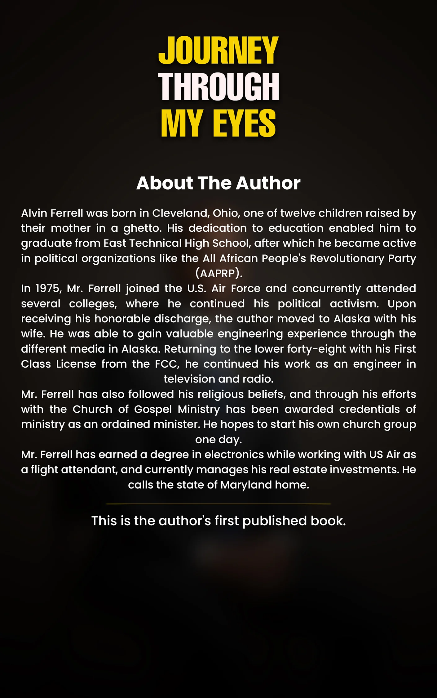 JORNEY THROUGH MY EYES